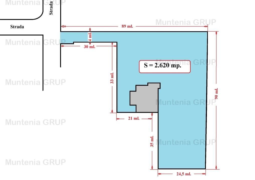 BREAZA - Central, langa Primarie 2.600 mp. teren ideal constructie - Poză 1
