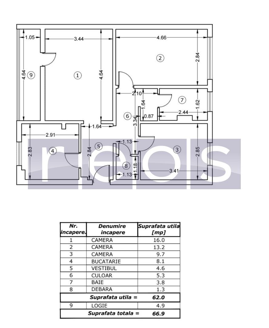 De vanzare 3 camere mobilat si utilat lux | Dristor - Poză 8