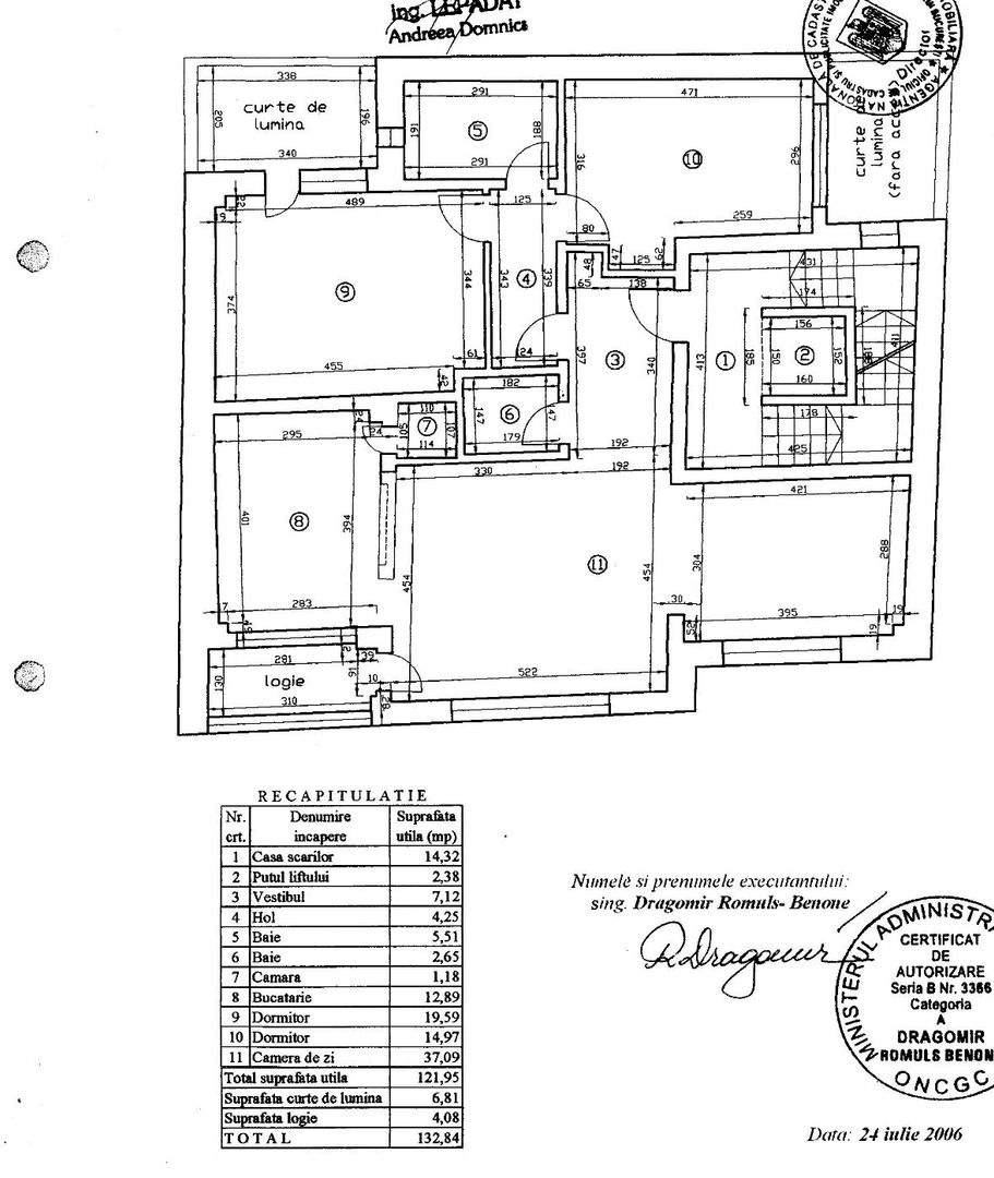 OPORTUNITATE | IMOBIL 3 APARTAMENT | 6 LOCURI DE PARCARE - Schiță 13