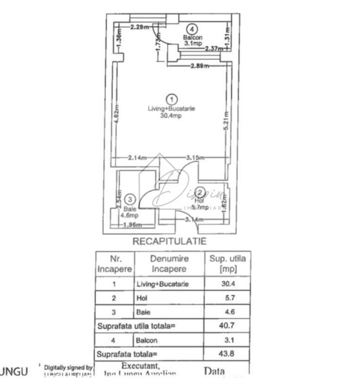 Studio dublu Ivory Residence Pipera I  lux I mobilat I COM0% - Poză 3