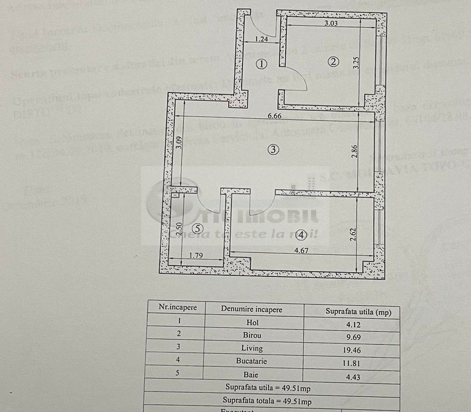 Ap 50 mp, 2 camere, mobilat utilat, zona- Gara Nicolina – 95.000 € neg - Poză 8