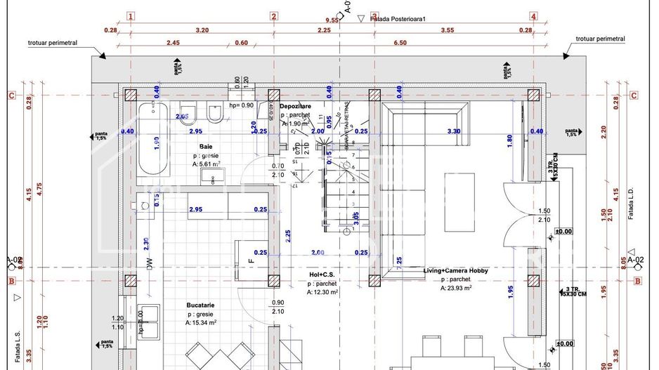 Casa Individuala cu 4 camere si curte in SIbiu, zona Turnisor - Schiță 13
