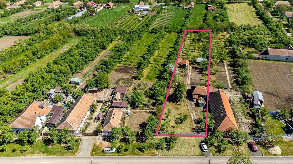 Teren 2480 mp cu constructie localitatea Seceani- Timiș Comision 0% - Poză 1