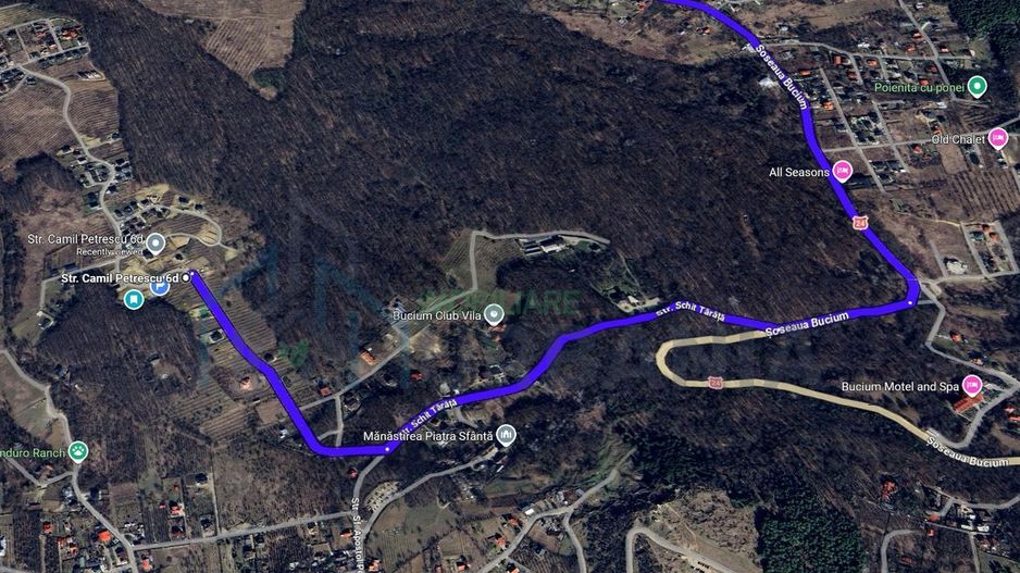 Teren în Pietrăria– 2.382 mp, lângă pădure, cu priveliște spre oraș - Poză 6