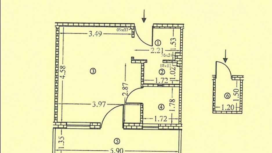 STUDIO CU TERASA NICOLAE BALCESCU - Schiță 8