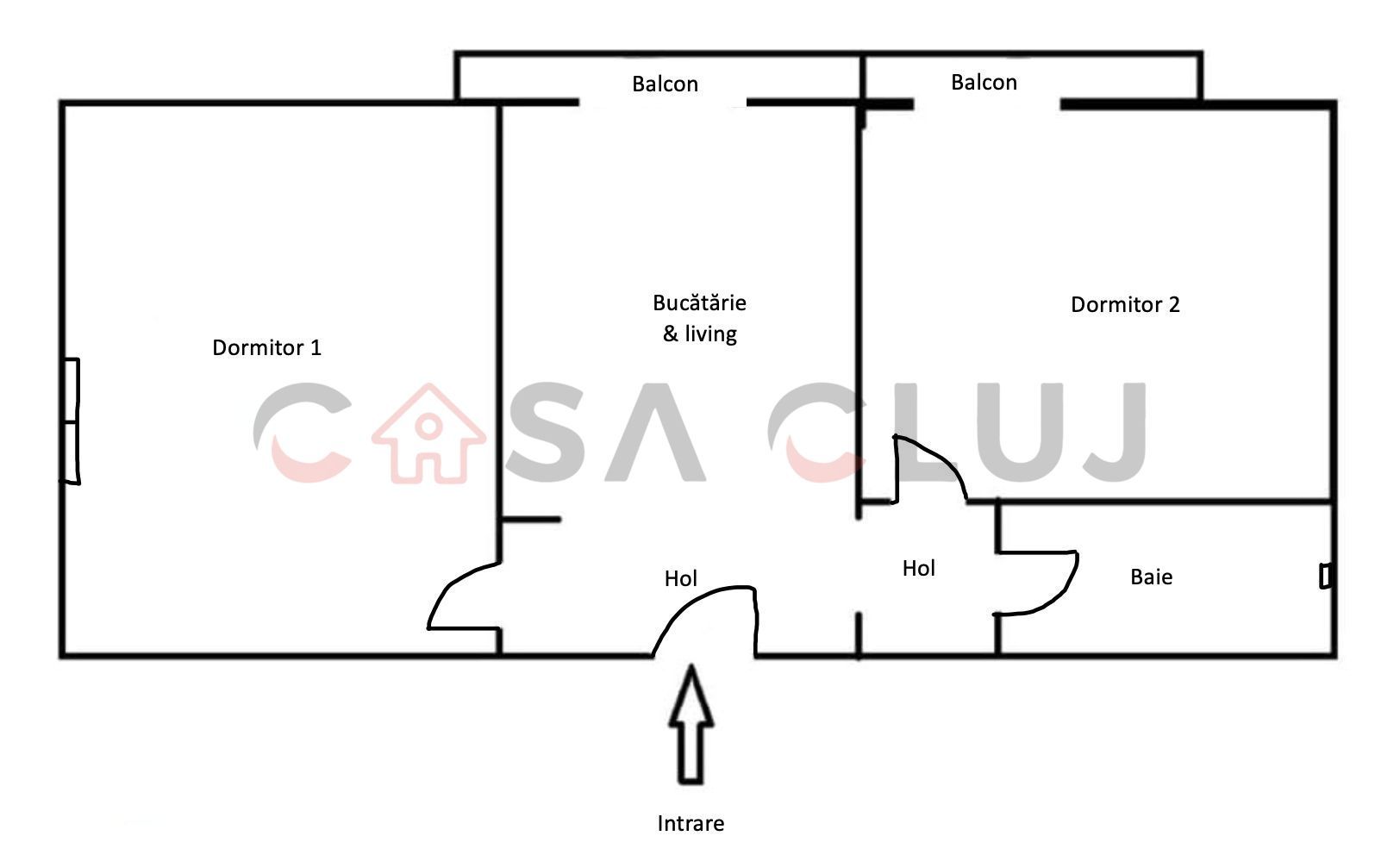 Apartament 2 camere decomandat, Louis Pasteur, Zorilor!! - Poză 8