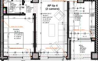 Apartament 2 camere- 51 mp- la cheie- zona Veterani Sibiu - Schiță 12