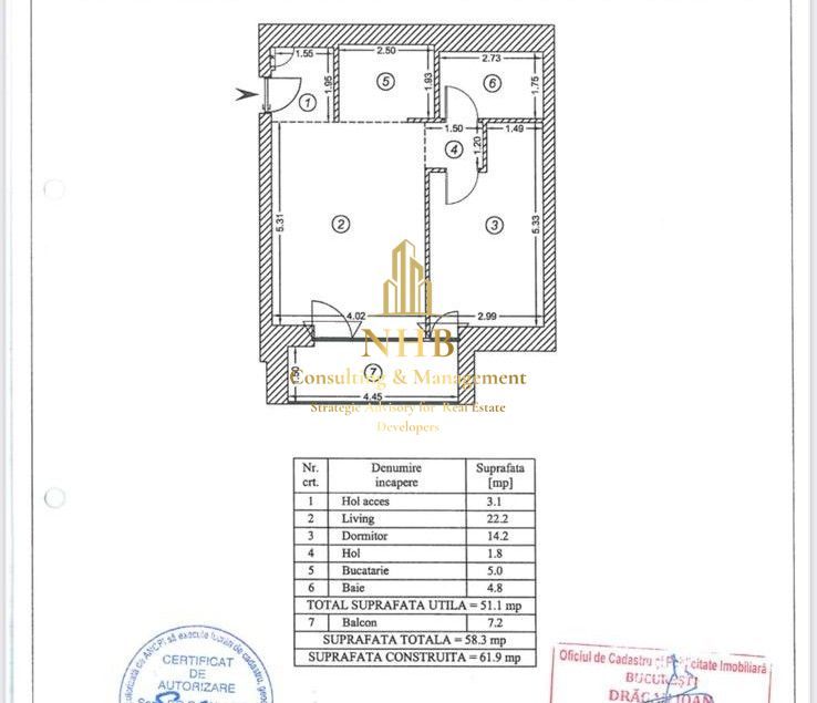 Apartament de vanzare -2 camere One Cotroceni Park-COMISION 0 - Poză 8