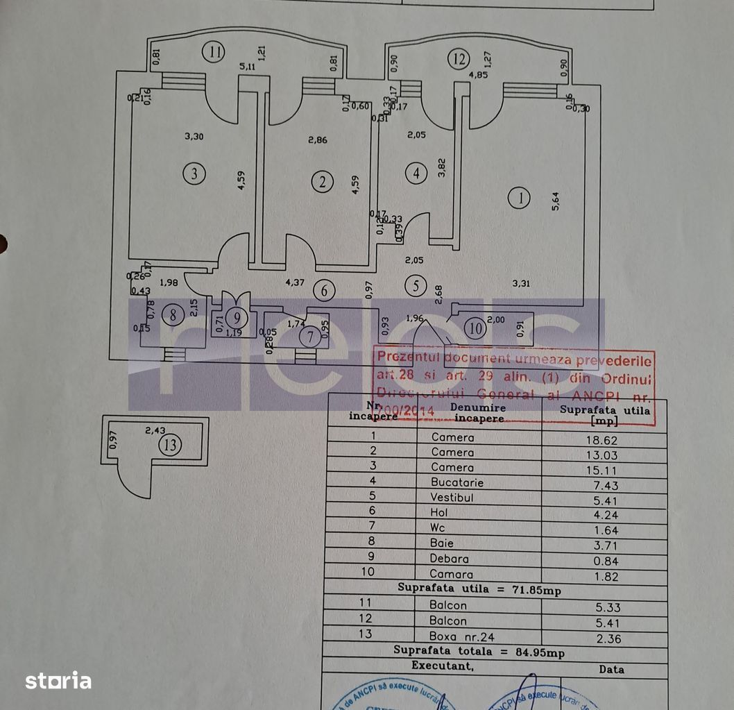 VANZARE 3 CAMERE  DECOMANDAT UNIRII - Poză 18