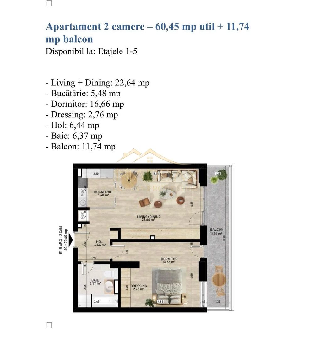 Apartament 2 Camere_PREMIUM_60.45 mp//Lacul Pipera - Poză 19