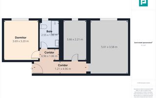 Apartament mobilat cu 2 camere în Giroc - Poză 9