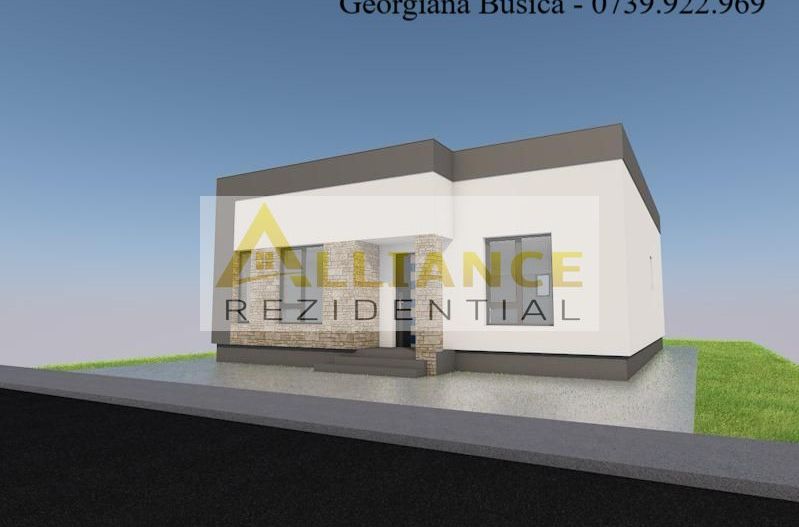 Casa individuala parter || 4 camere 2 bai || teren 469mp - Poză 1