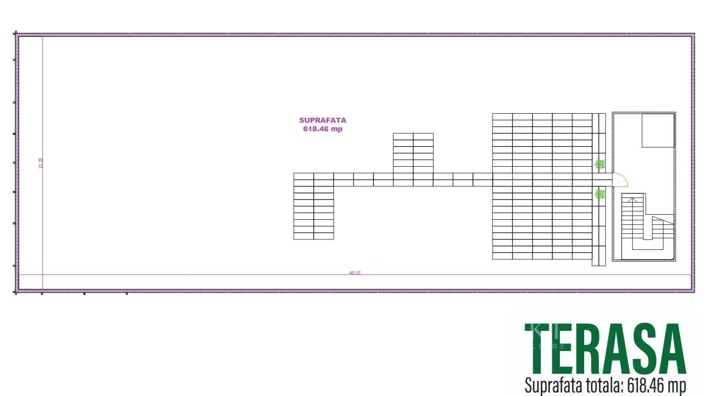 Cladire comerciala reprezentativa de inchiriat Calea Bucuresti Brasov - Schiță 48