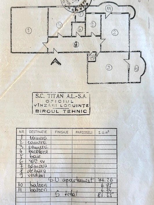 Vânzare 3 Camere Adiacent Mircea Vodă 84 mp, Etaj 6, 2 Băi, Reabilitat - Poză 6