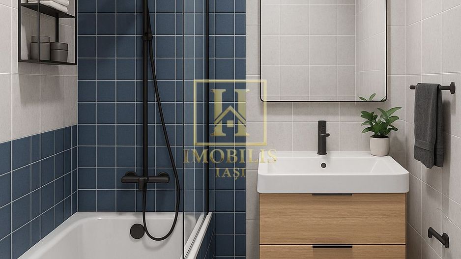 Apartament 1 camera 37 mp Visan Bucium 49950 euro - Poză 4