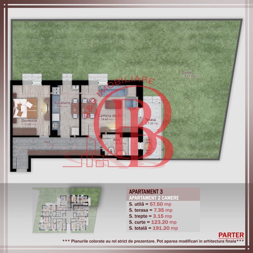 2 camere -gradina proprie Metrou Nicolae Teclu - Schiță 10