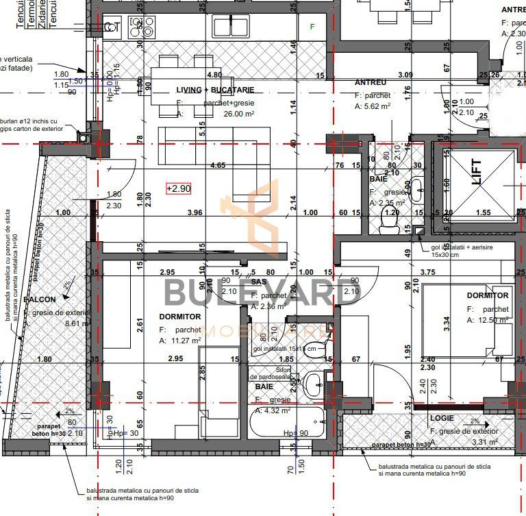 Apartament cu 3 camere+parcare subterana, zona strazii Teilor! - Poză 13