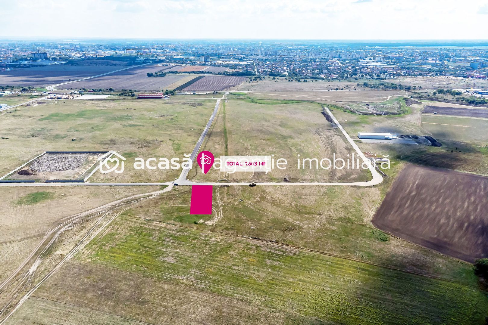 Oportunitate – Teren industrial 1.663 mp lângă Centura Vest Arad - Poză 1