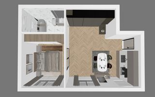Apartament 39 mp | Bloc Nou | Nisa de Dormit | Terra, Floresti - Poză 2