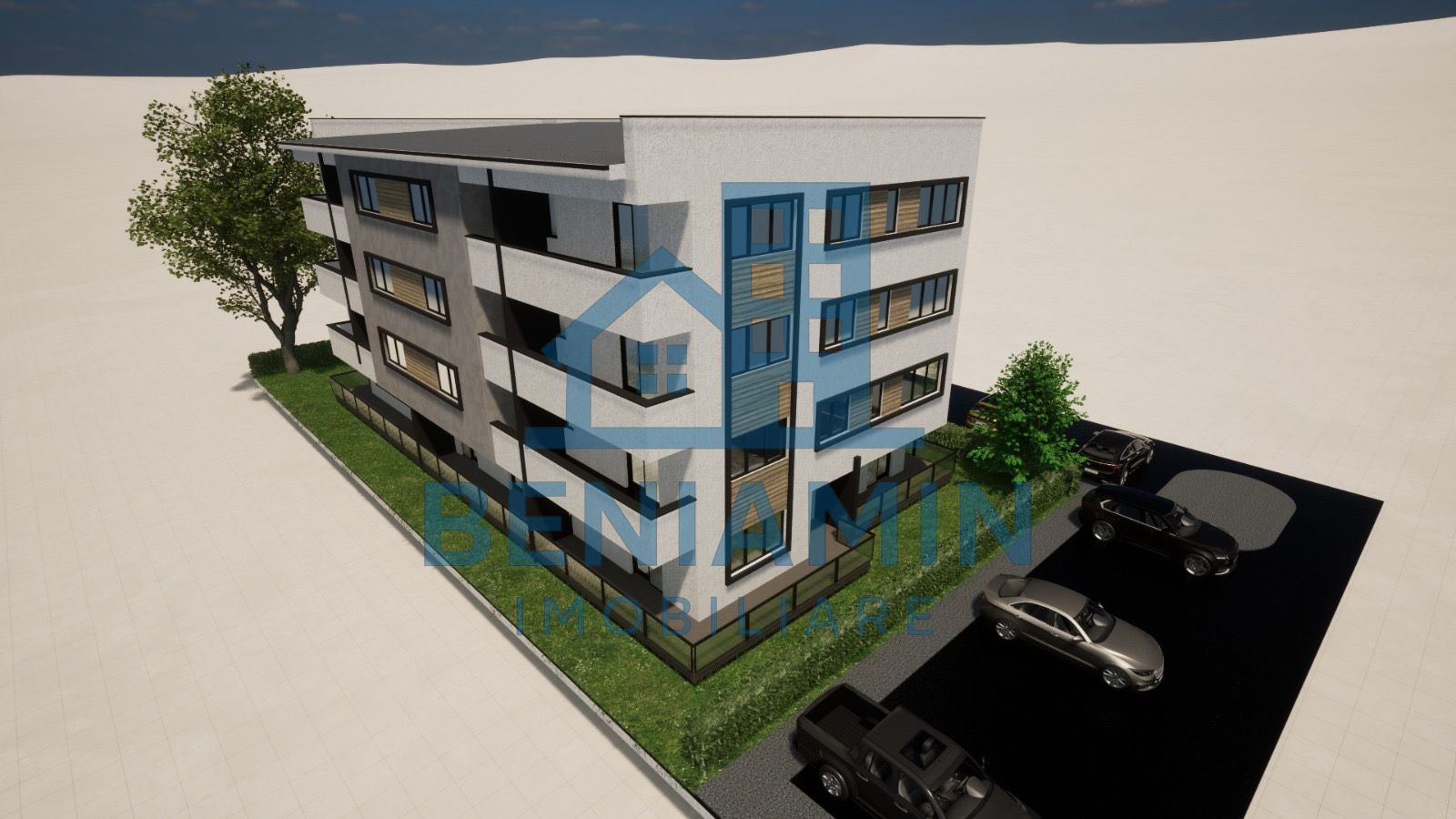 Garsoniere si apartamente bloc nou Parter+2+M -Loc de parcare inclus - Poză 3