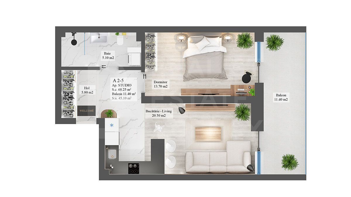 Studio Premium, Nobel Art Apartments, București - Poză 7