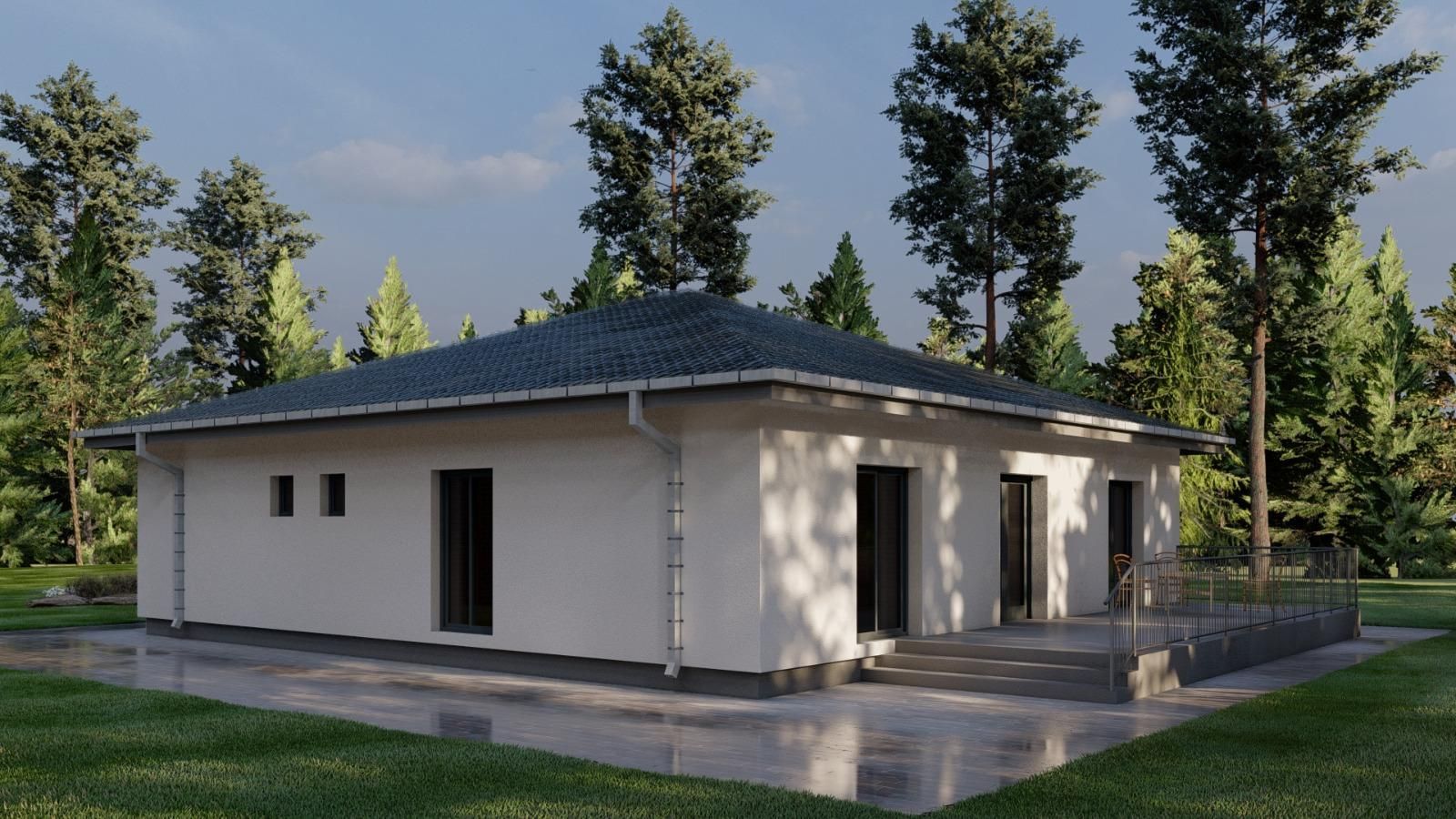 Casă nouă NZEB în Arad – Poltura | 150 mp construiți | Teren 539 mp | Proiect Ak - Poză 4