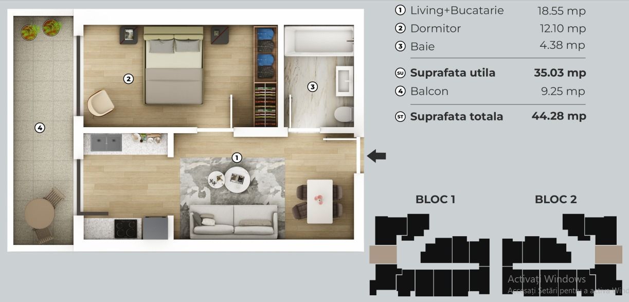 2cam studio/5min metrou Berceni - Poză 1