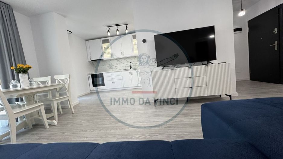 Prima inchiriere, mobilat utilat modern, 2 camere, terasa 12 m2, AC - Poză 1