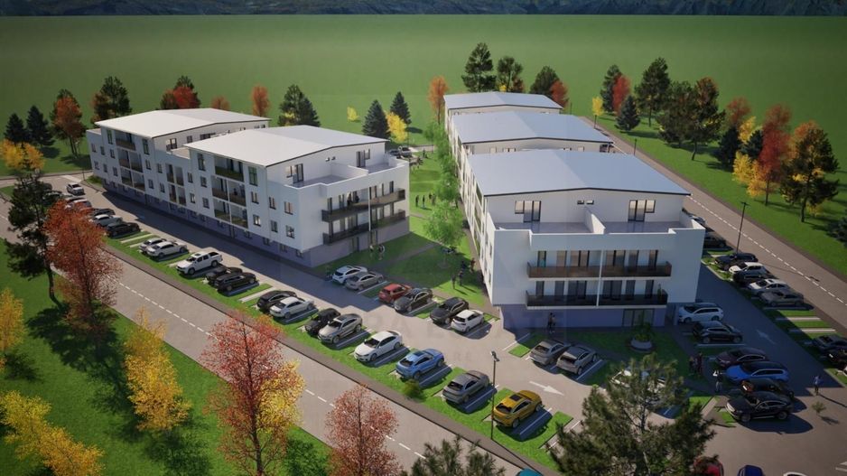 Apartament intabulat 3 camere 67 mp etaj 2 si parcare in Selimbar - Poză 3