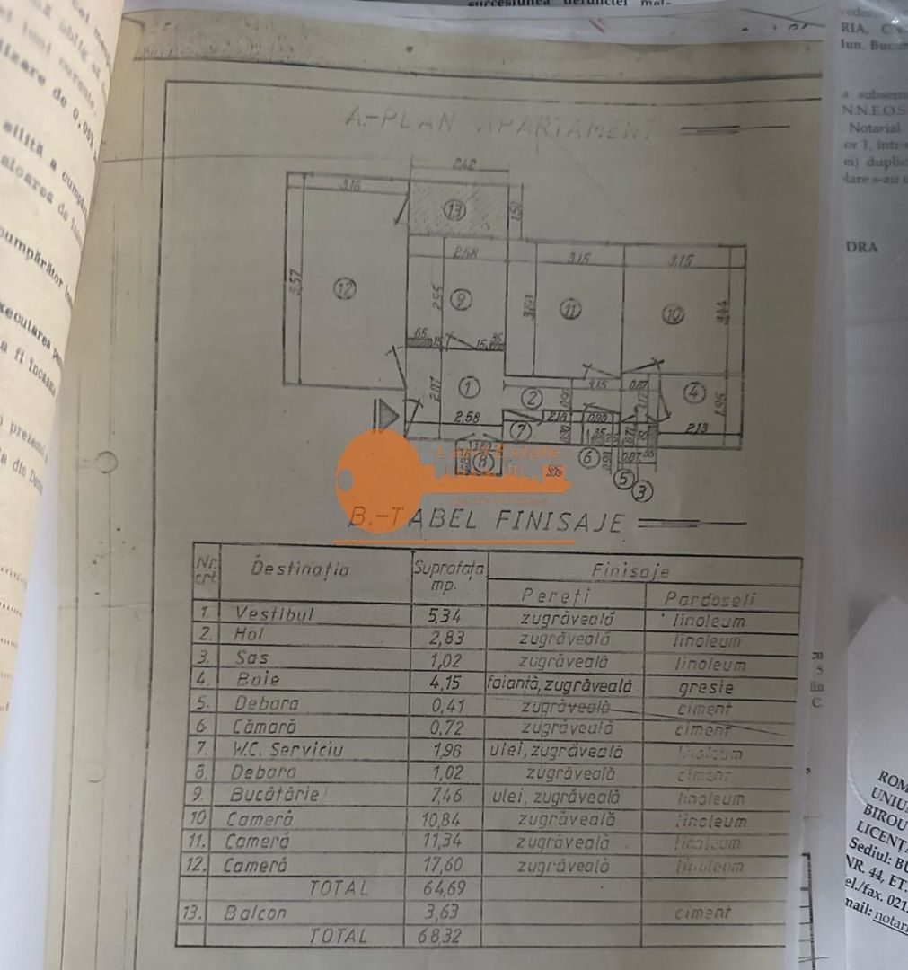 3 camere Rahova-zona Petre Ispirescu-centrala proprie - Schiță 9