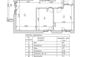 OPORTUNITATE | 3 CAMERE | DECOMANDAT | LOC DE PARCARE | 2025 - Schiță 15