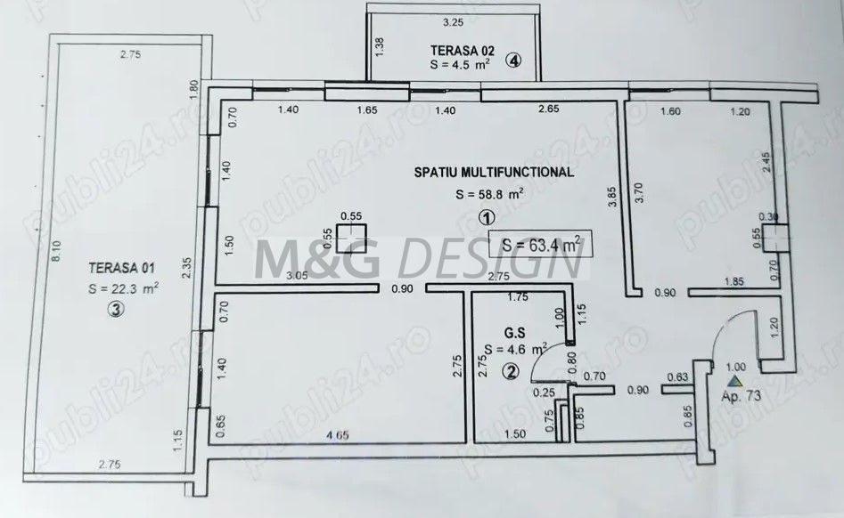 Apartament 3 camere Simion Barnutiu - Poză 10