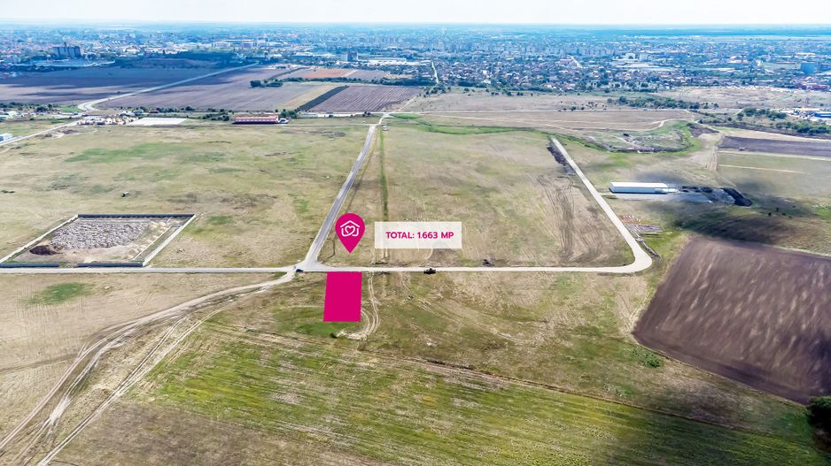 Oportunitate – Teren industrial 1.663 mp lângă Centura Vest Arad - Poză 1