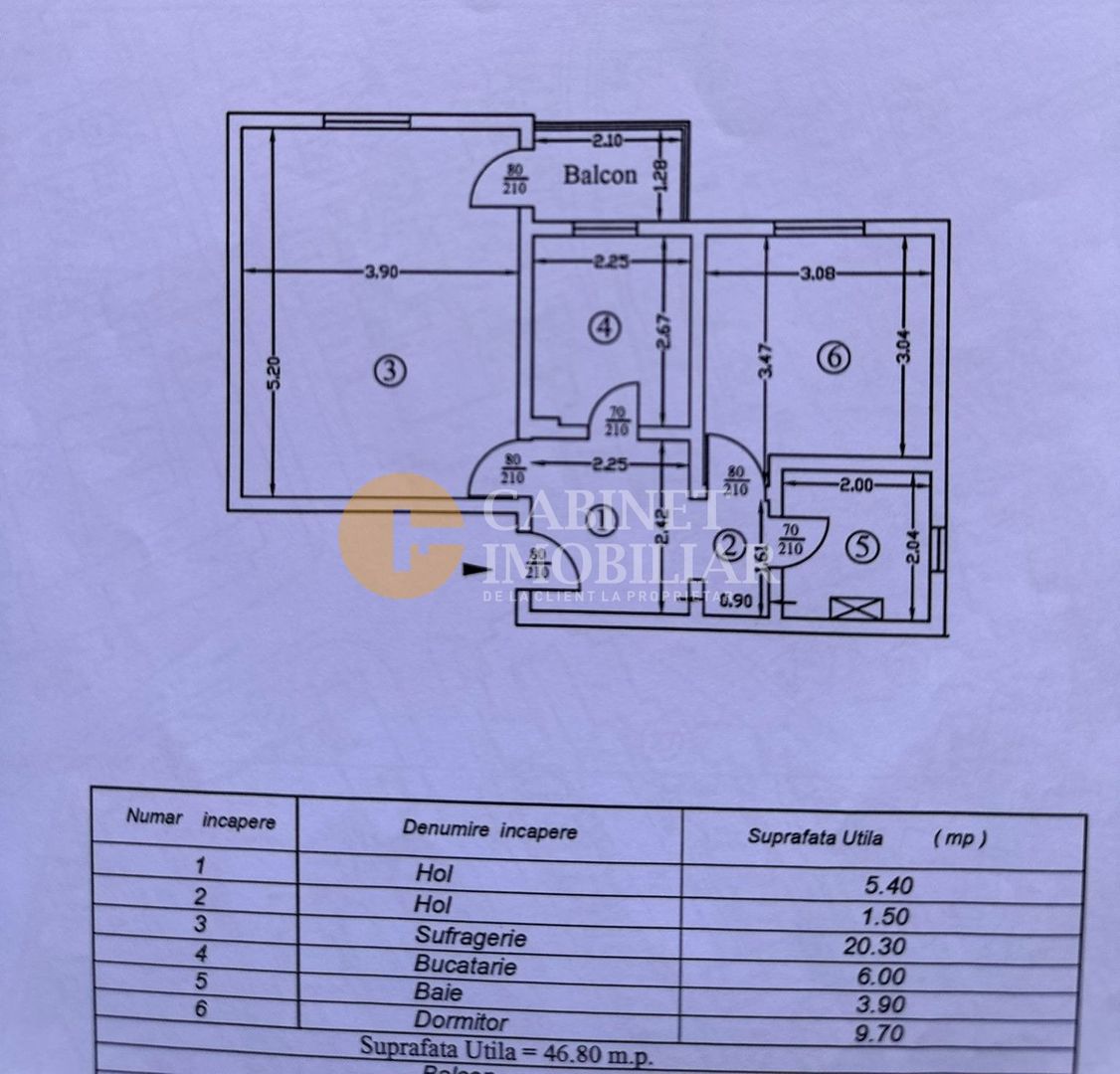PODUL DE FIER - 2 camere decomandat - Bloc 1981 - Poză 6