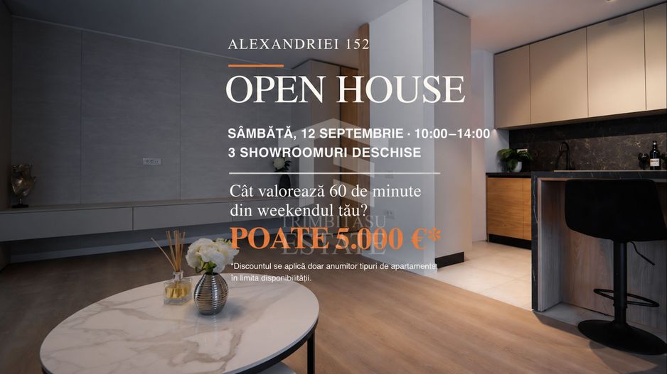 ALEXANDRIEI 152 | 3 CAMERE | 98 MP UTILI | BALCON SI TERASA - Poză 1