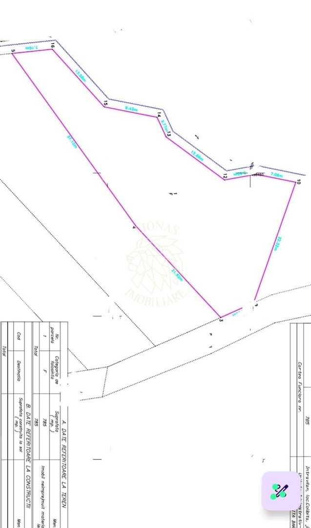 OFERTA! Teren intravilan 785 mp cu utilitati-ideal cabana-Colibita - Poză 3