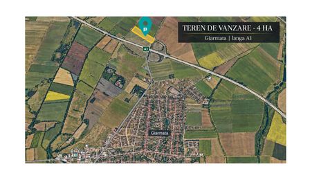 Teren 4 ha – DJ 691 Giarmata | Lângă A1
