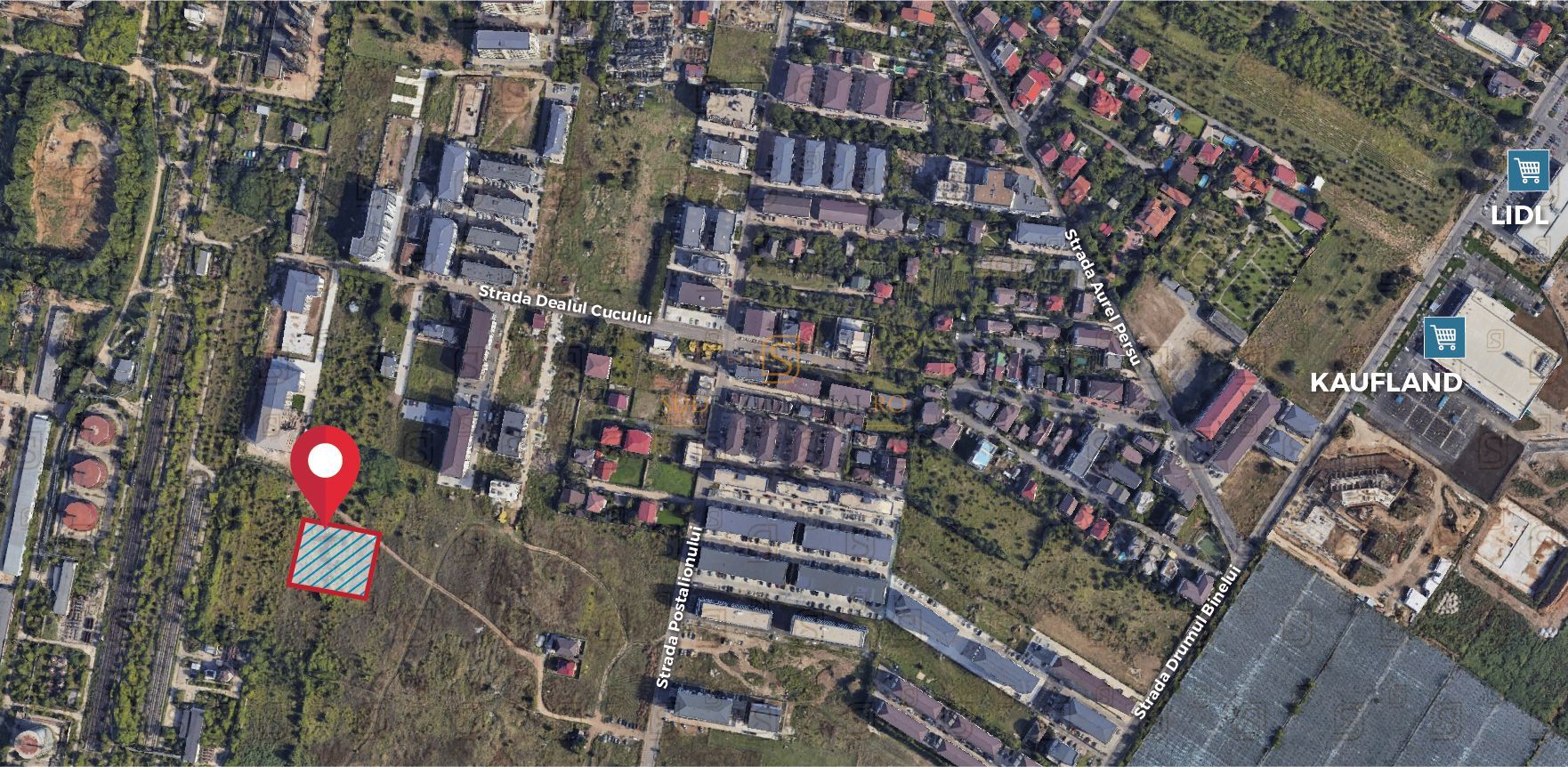 Teren de vanzare 592 mp, zona Grand Arena Mall – Postalionului, Sect.4 - Poză 2