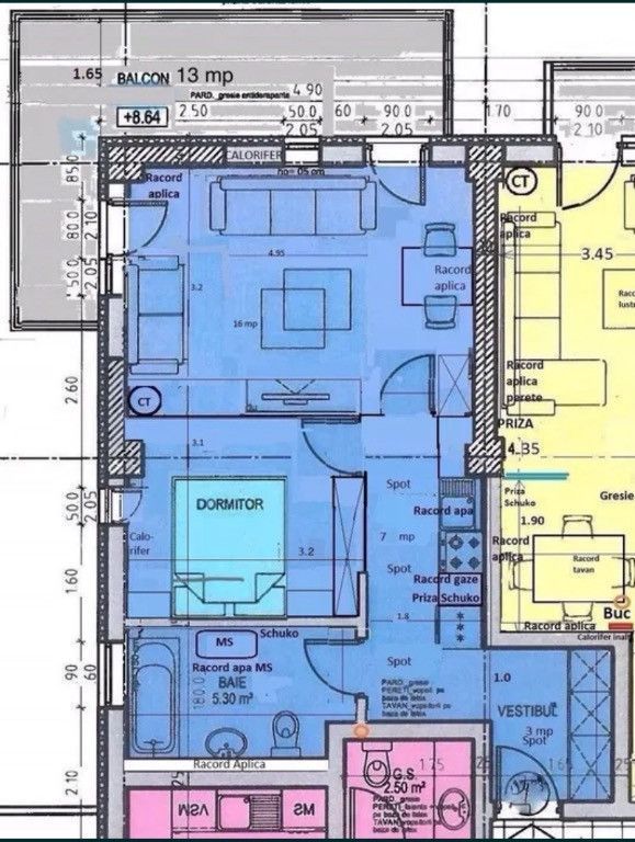 Apartament 2 camere Aviatiei, bloc 2016, terasă 13 mp, - Poză 7