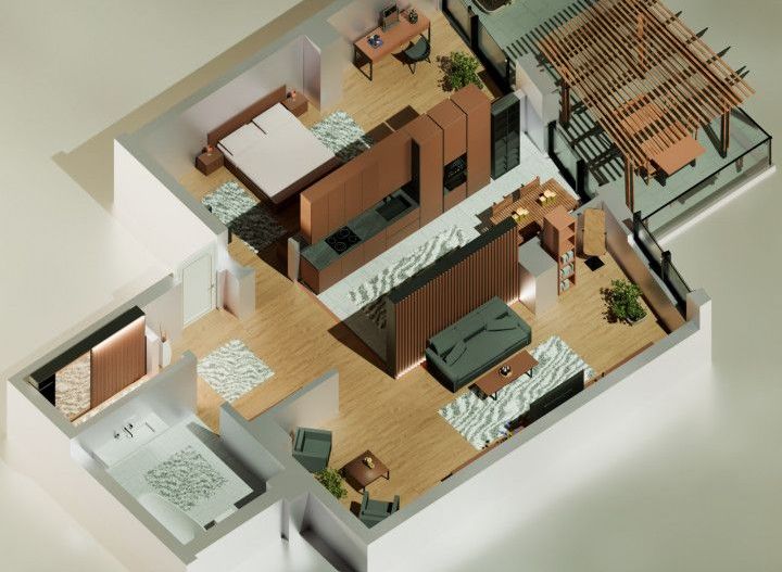 Tomis Nord/Carrefour -Vanzare apartament cu 2 camere, bloc nou. - Poză 8