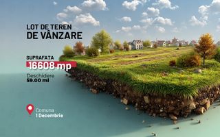 Teren intravilan 1 Decembrie Ilfov – 16.608 mp, langa DN5, acces rapid - Poză 1