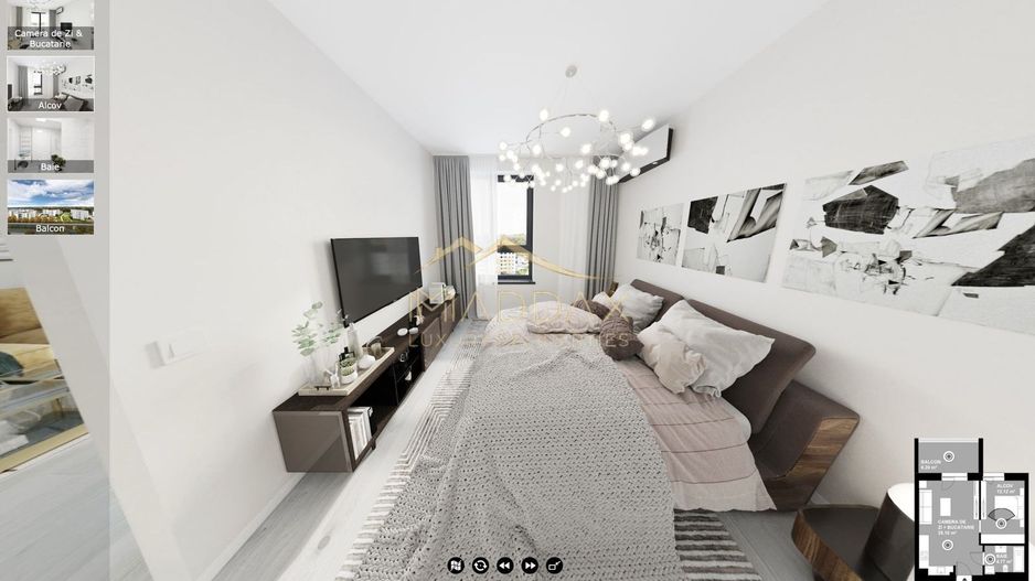 Studio Dublu *62.44mp* + Parcare // Baneasa Forest View - Poză 21