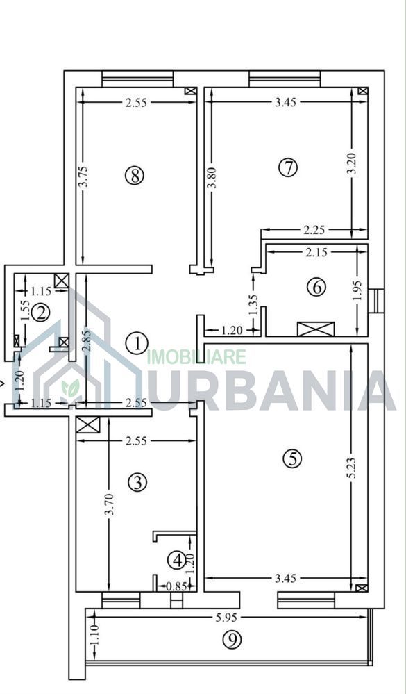 Apartament 3 camere decomandat, 72 mp, etaj 2, zona Dacia – Școala George Coșbuc, Iași - Poză 1