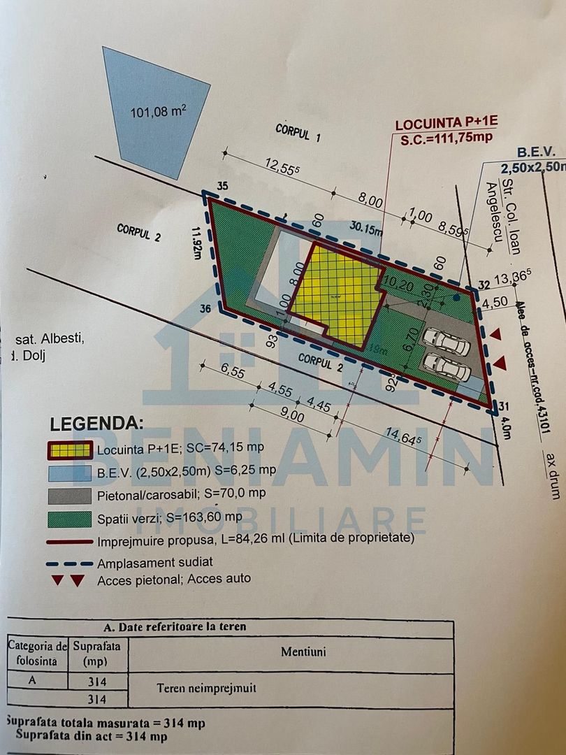 Teren Intravilan cu Autoriztie de Constructie Valabila-Albesti - Poză 5