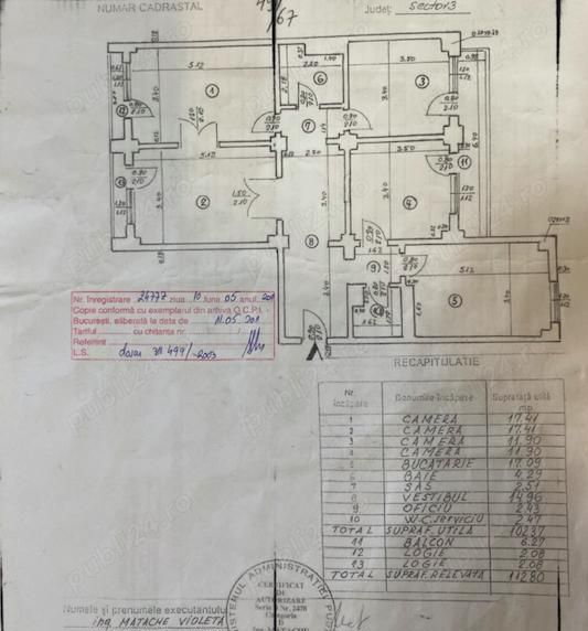 Vand Apartament spatios cu 4 camere de vanzare pe Bdul Decebal - Poză 10