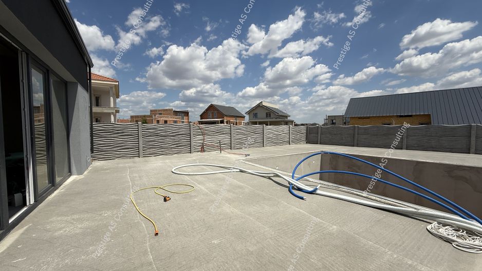 Vila moderna cu structura metalica, tehnologie NZEB si piscina | Giarmata - Poză 8