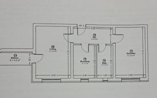 2 camere | decomandat | centrala proprie | parter | partial mobilat | - Poză 8