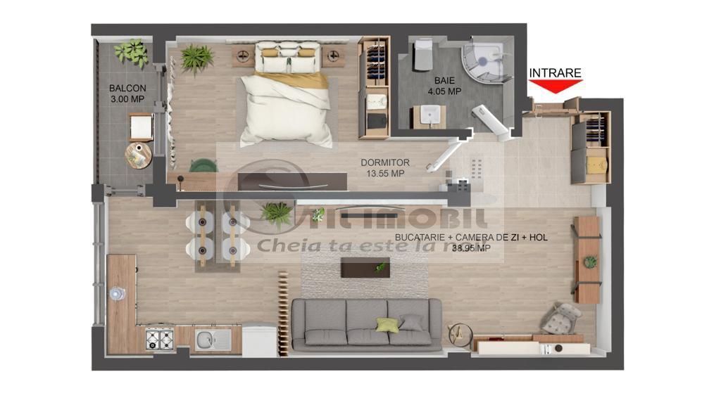 Apartament 2 camere - Valea Lupului - Poză 6