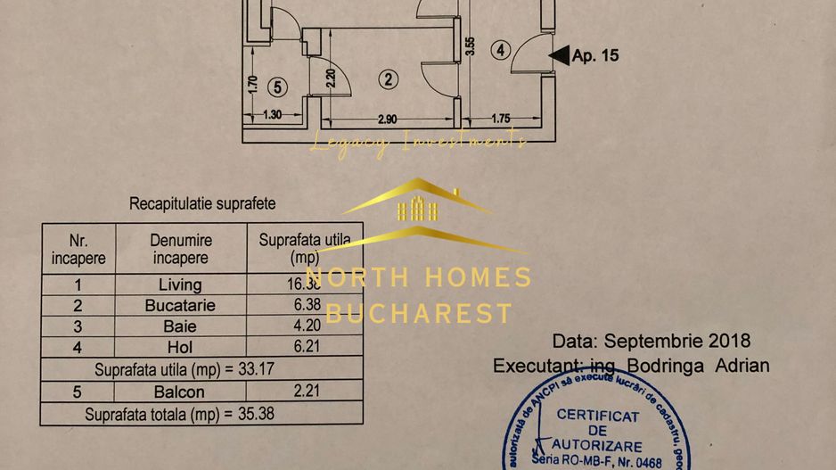 Garsoniera de vanzare Complex 21 Residence - Poză 8
