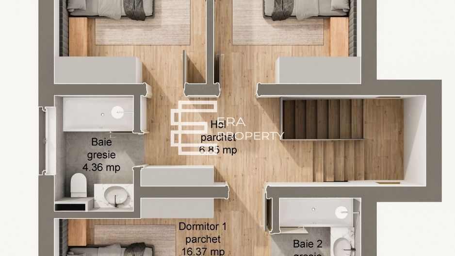 Casă nouă, 5 camere, terasă 22 mp, teren 340 mp – Șura Mare - Schiță 7